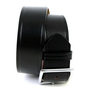 NEW DUTYMAN 1611 BLACK GENUINE LEATHER RMVBL BUCKLE SECURITY POLICE BELT 28 (14D
